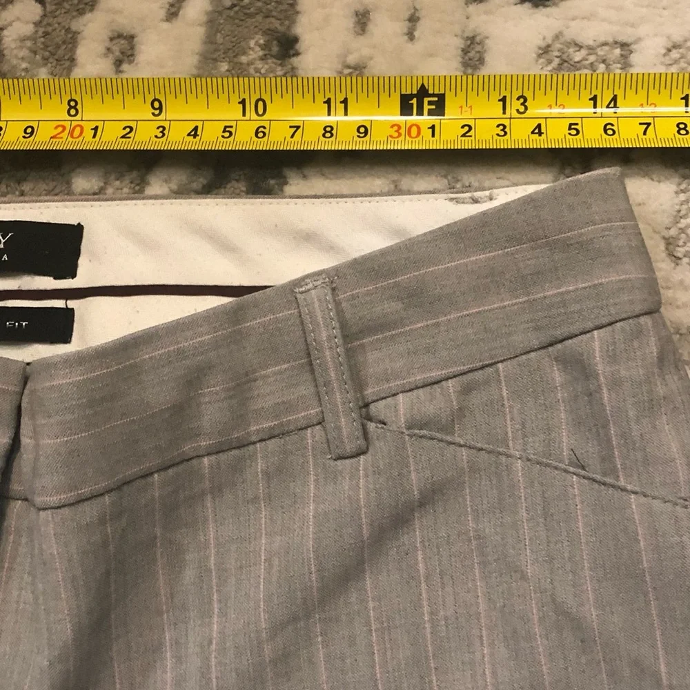 Body By Victoria Fit Dress Pants Christie Fit Flare Pink Grey Women’s 8 (28x30) - Picture 11 of 12